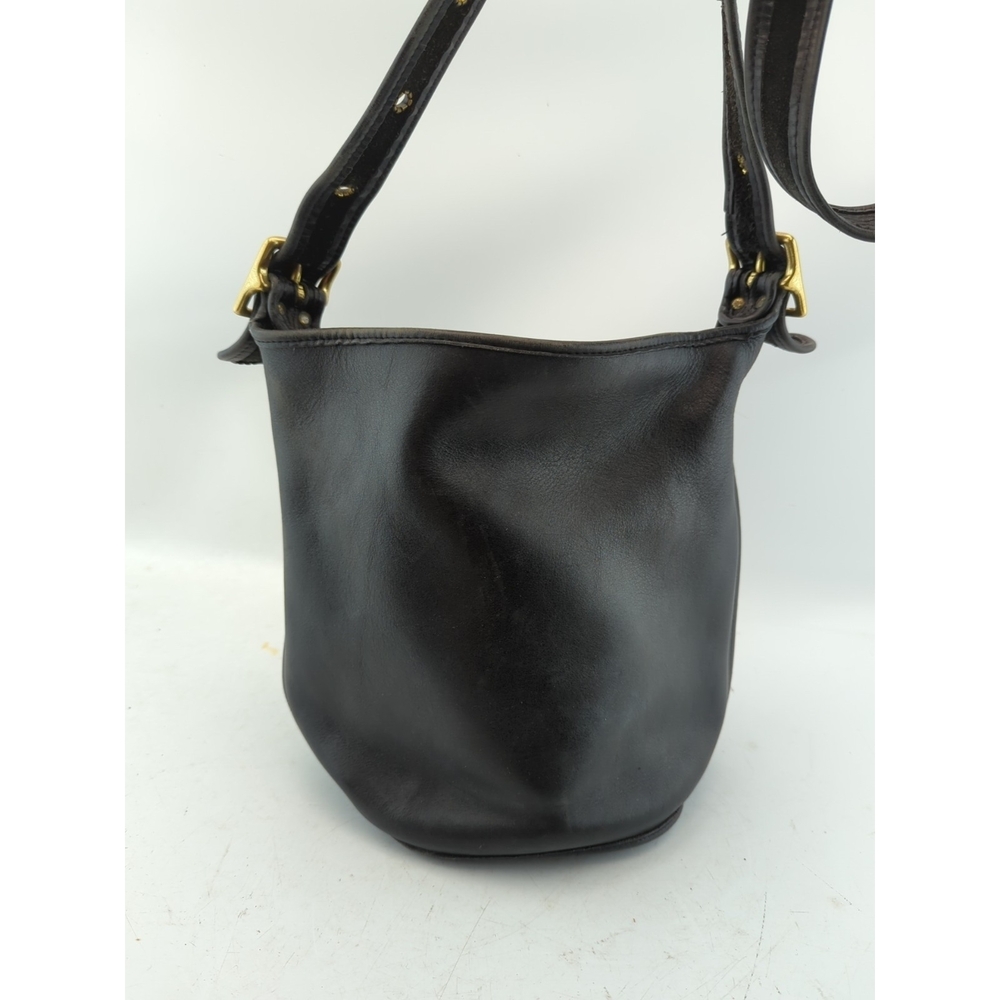 Coach Purse Vintage Leather Black Made In USA